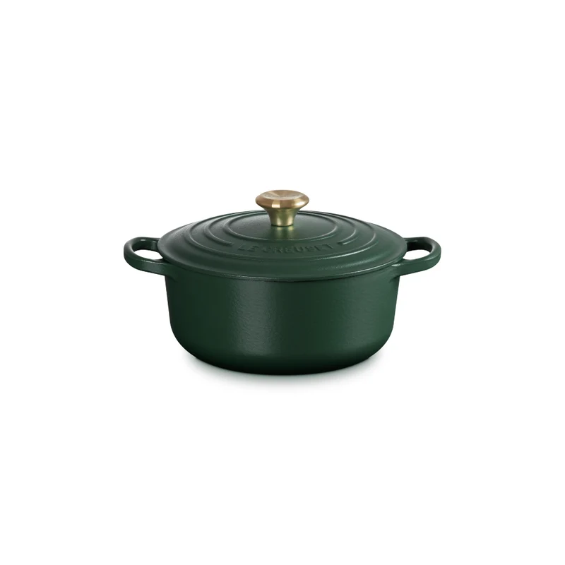 Panela Redonda 26cm Signature Foret com Pegador Dourado 5,3L