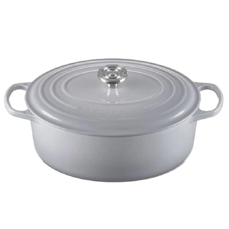PANELA OVAL LE CREUSET SIGNATURE 31CM PUXADOR CENTENÁRIO INOX EM FERRO FUNDIDO CHATEAU 21178310524480