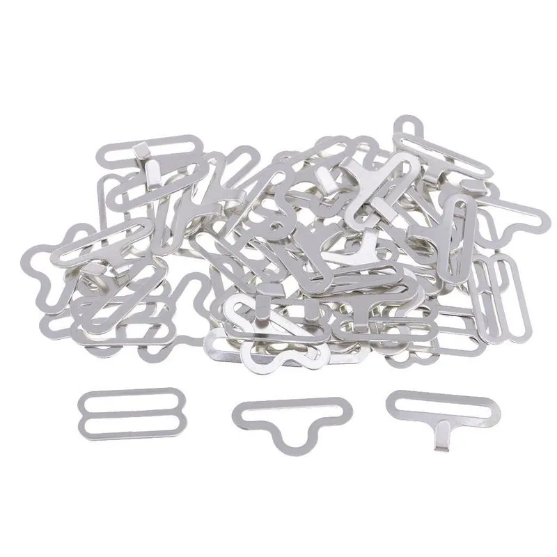 20 Conjuntos De Ganchos De Gravata Borboleta Ganchos De Metal Prendedores De Costura Para