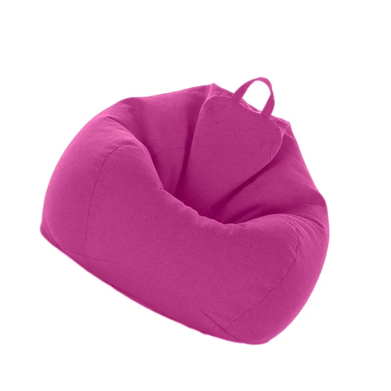 Capas De Saco De Feijão Para Animais De Pelúcia 90*110 Cm Tamanho Adulto Rosa