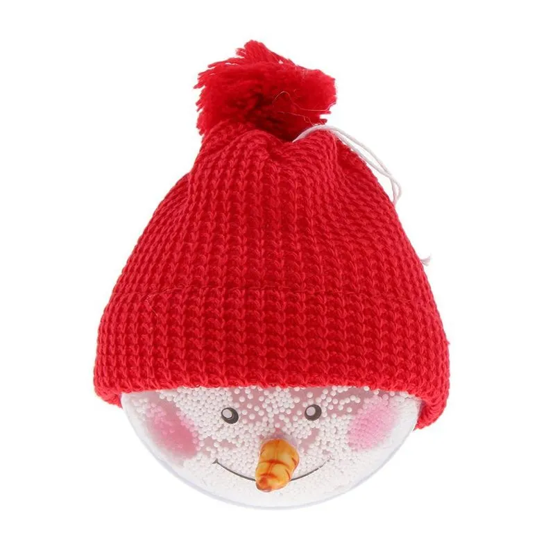 Decorações De Natal De Plástico Para Boneco De Neve Enfeites De Baile De Árvore