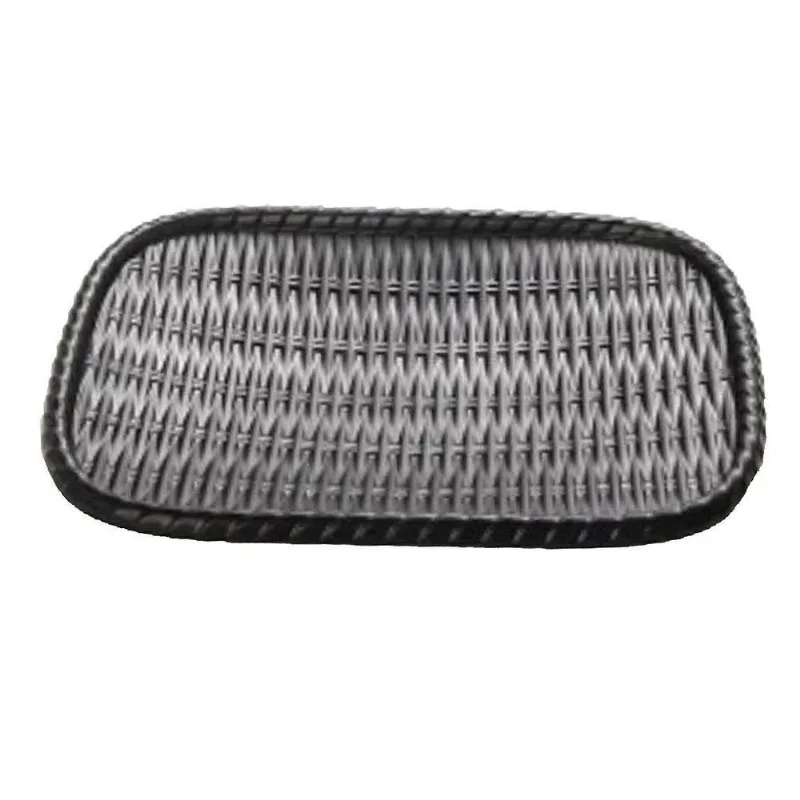 Cesta De Bolo De Vime Vintage Caixa De Armazenamento De Vime Tricô Manual