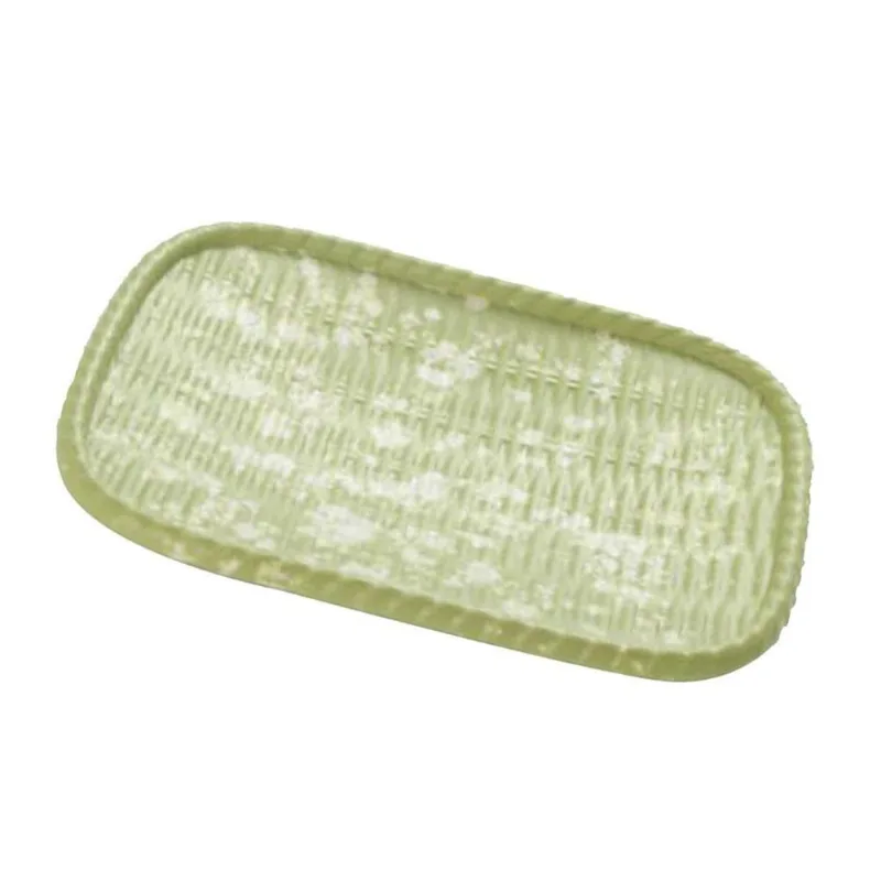 Cesta De Bolo De Vime Vintage Caixa De Armazenamento De Vime Tricô Manual