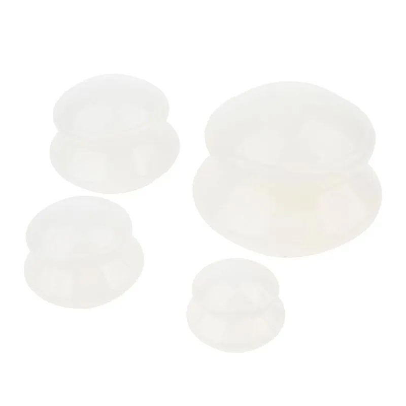 4 Pçs Copos De Massagem Portáteis De Silicone Puro Para Massagem Muscular
