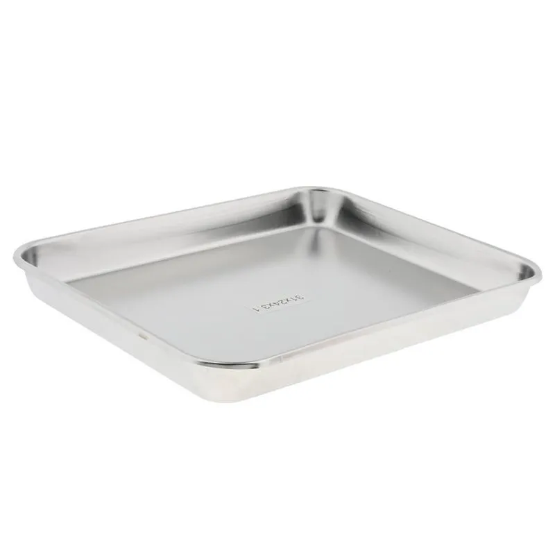 Bandeja De Instrumentos De Aço Inoxidável Porta-ferramentas De Laboratório Prato 31 Cm