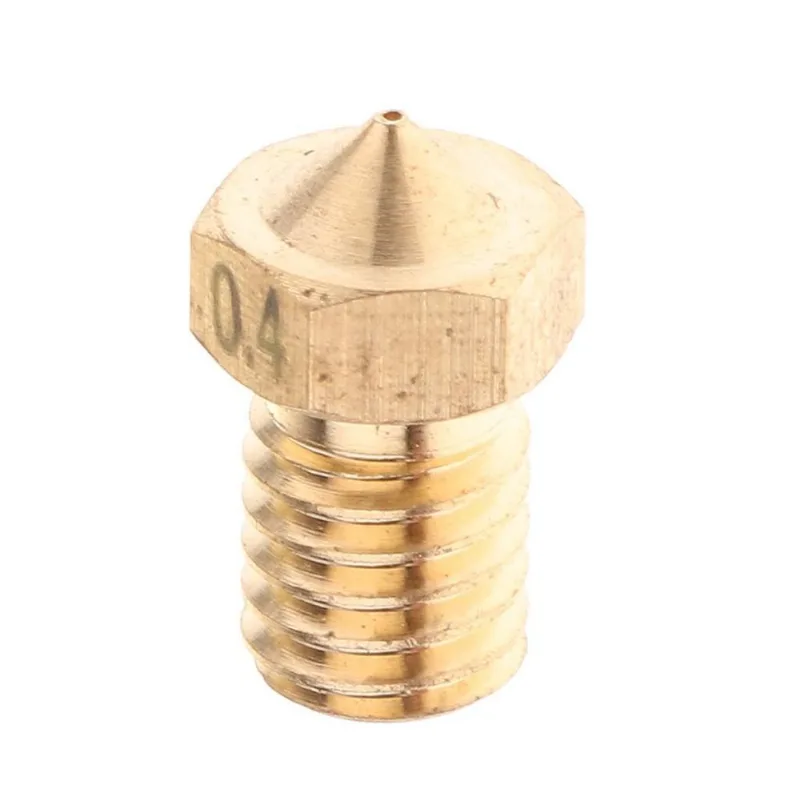 Cabeça De Impressão Da Cabeça Do Bocal Da Extrusora De Latão De 0,5 Mm Para 1,75mm