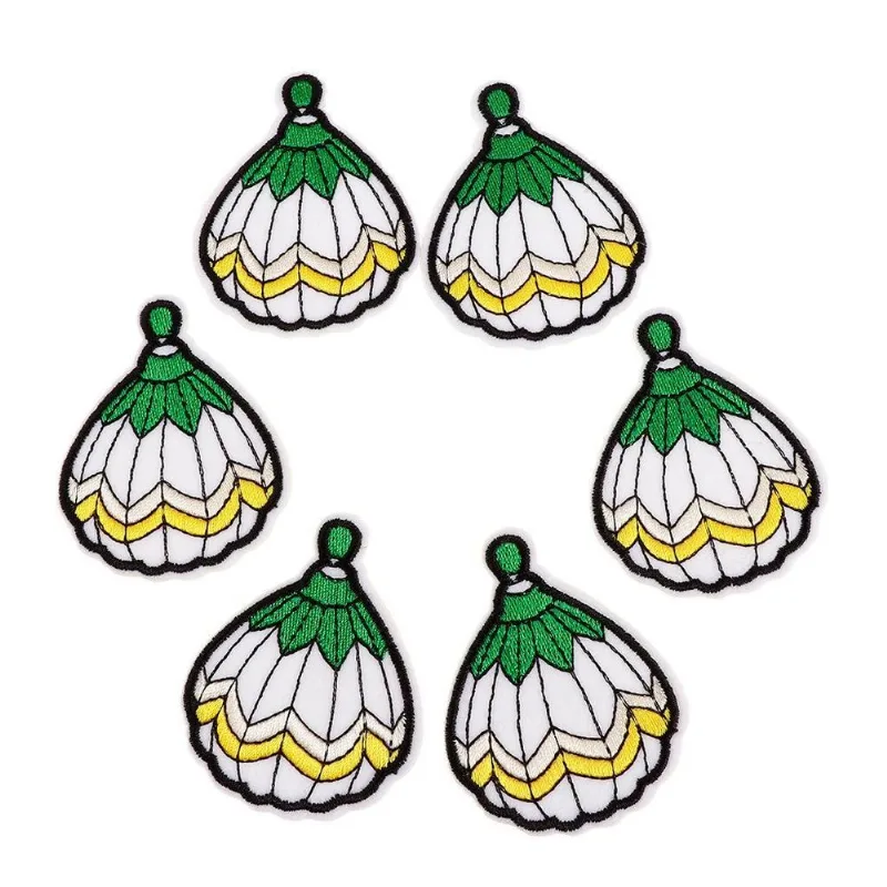 6 Pçs Aplique De Roupas De Bordado De Balão De Ar Quente