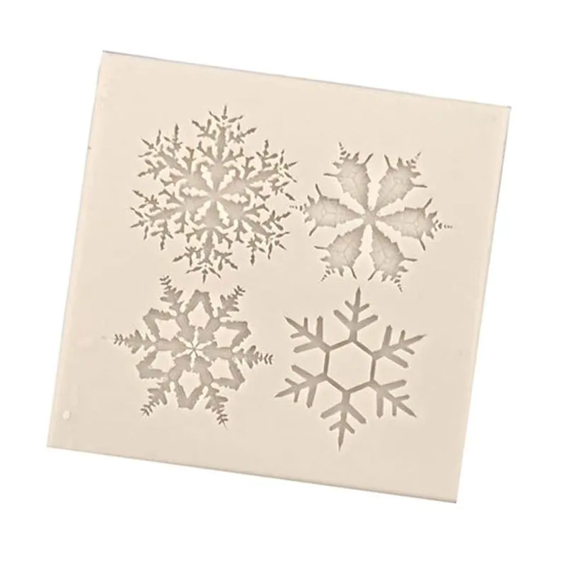 1 Conjunto De Molde De Floco De Neve Molde De Moldagem Diy Molde De Modelagem De Fondant