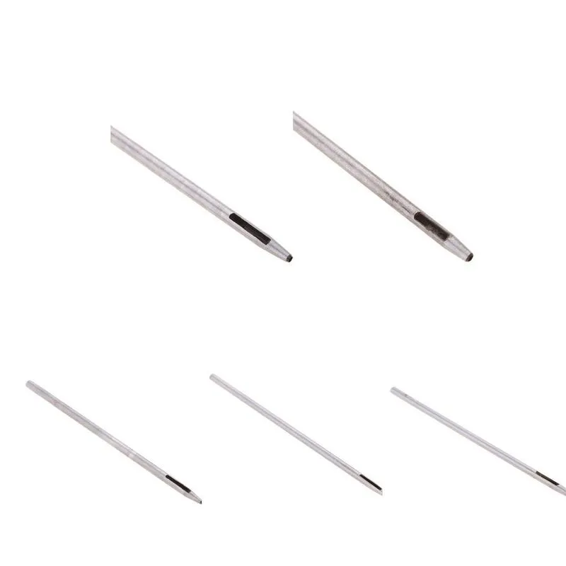 Conjunto De 5 Ferramentas Manuais De Perfuração Oca Redonda De Aço