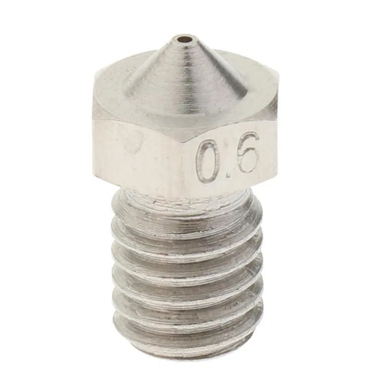 Cabeça De Impressão Da Cabeça Do Bocal Da Extrusora De Latão De 0,6 Mm Para 1,75mm