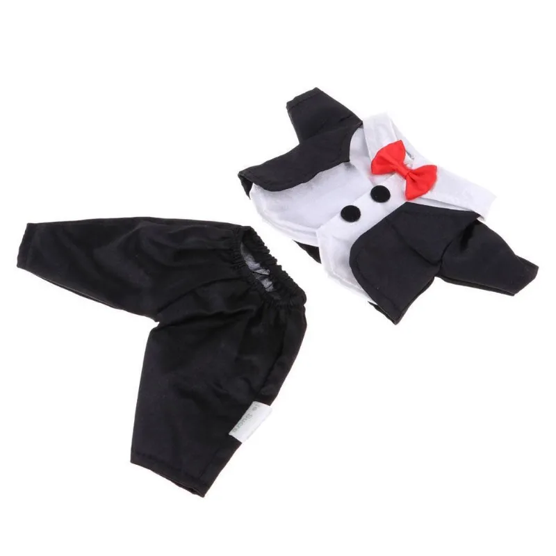 Bonito Terno Preto Formal Para Boneca Mellchan De 25 Cm