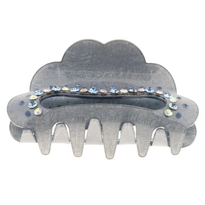 Grampos De Cabelo De Pinça De Garra De Cabelo Grande De Cristal Feminino