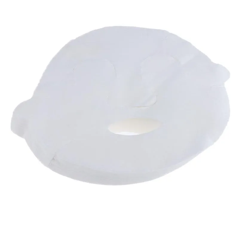 100 Peças De Papel De Máscara Facial Diy Descartável Pele Facial Não Tecida