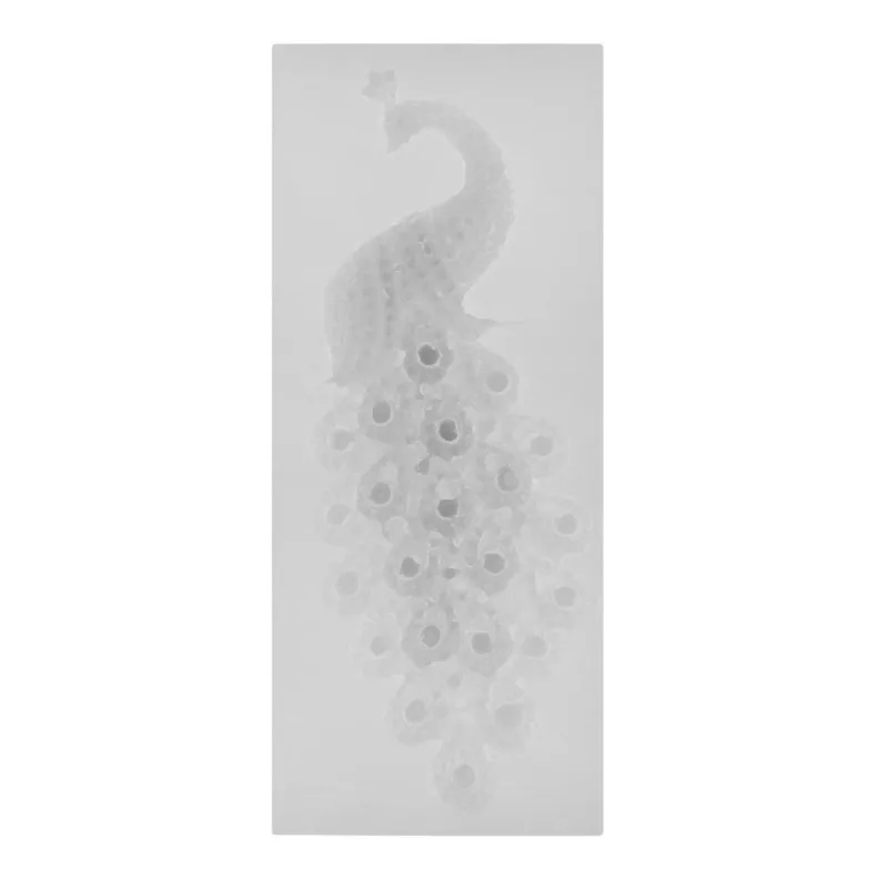 1 Conjunto De Fondant De Moldagem De Jóias Diy Peacock Silicone Mold