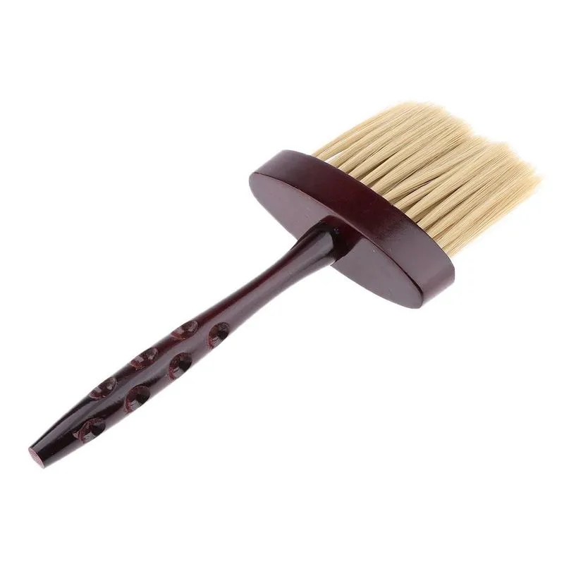 1x Escova Retro Salon Pro Long Handle Haircut Neck Duster