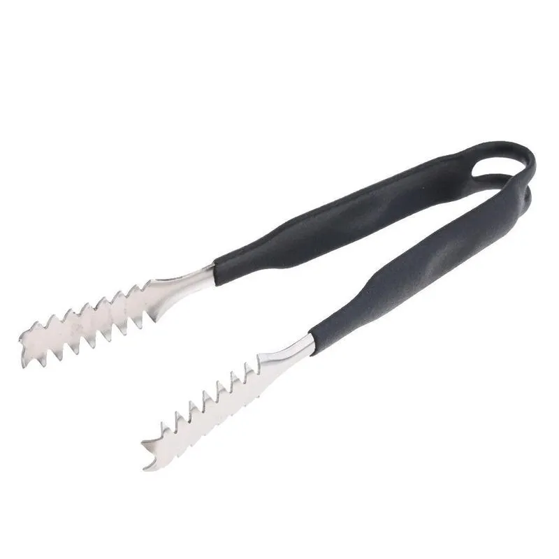 Pinças De Gelo Para Grelhador De Cozinha Em Aço Inoxidável C/anti Silicone