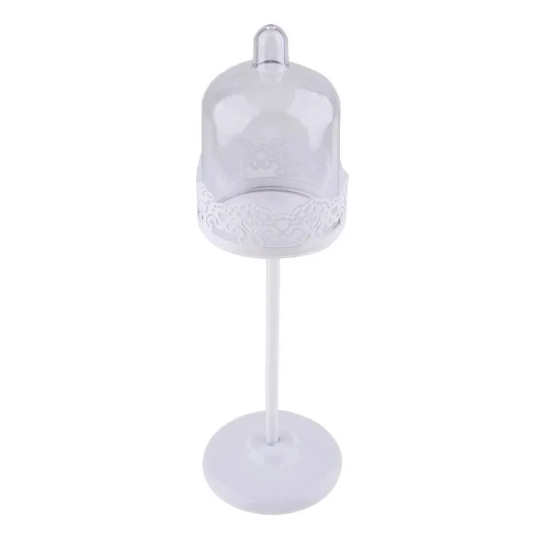 Ferramenta De Exibição De Bolos Mini Cupcake Stand Com Tampa De Cúpula Para Pc