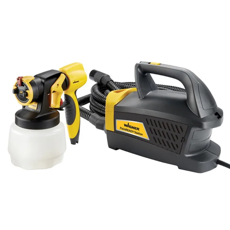 Wagner PaintReady Station Stationary Paint Sprayer - Adjustable Pattern - Multi-Directional Spray - Turbine Pump