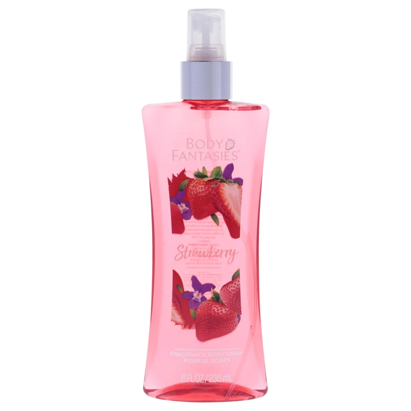 Body Fantasies Strawberry Fantasy by Body Fantasies for Women - 8 oz Body Spray 8 oz