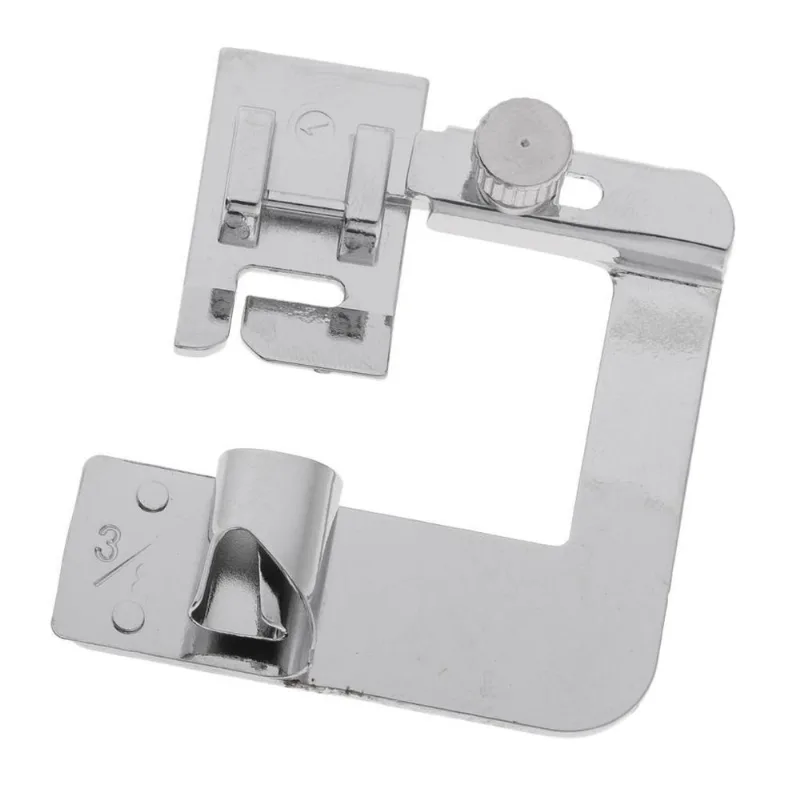Máquina De Costura Universal Hemmer Presser Bainha Rolada Pés