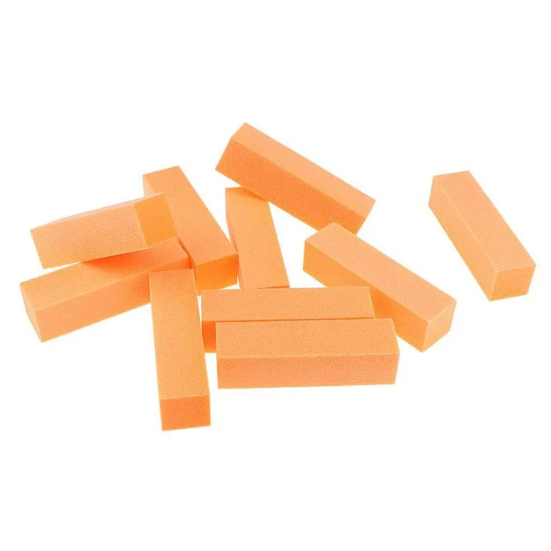 10 Peças De Lixa De Lixa De Polimento De Manicure De Bloco De Lixa De Lixa Para Unhas