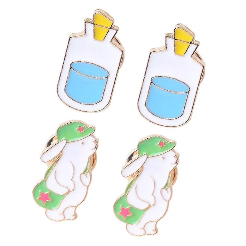 Botão De Urso Bonito De Broche De Esmalte De Desenhos Animados