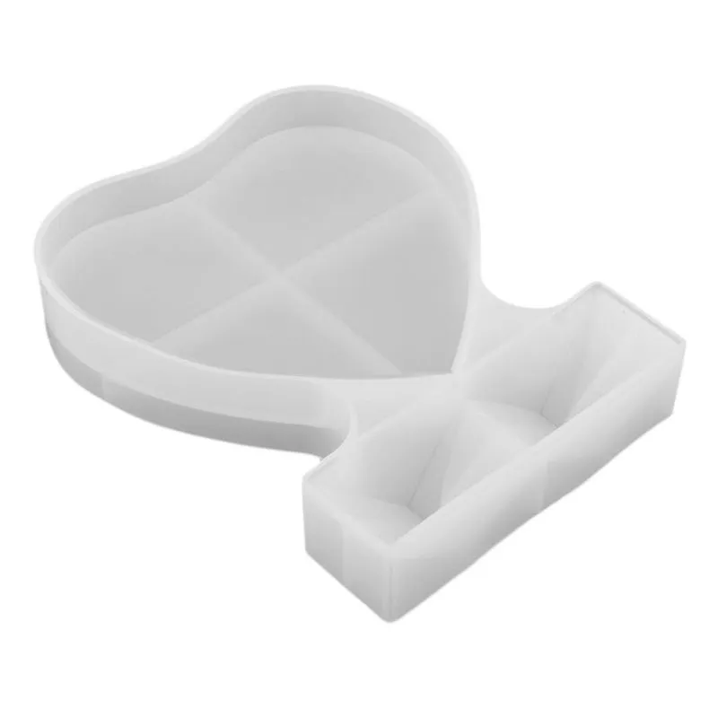 Molde De Organosilicone De Grau Alimentício Para Artesanato Diy Fornecer Amor