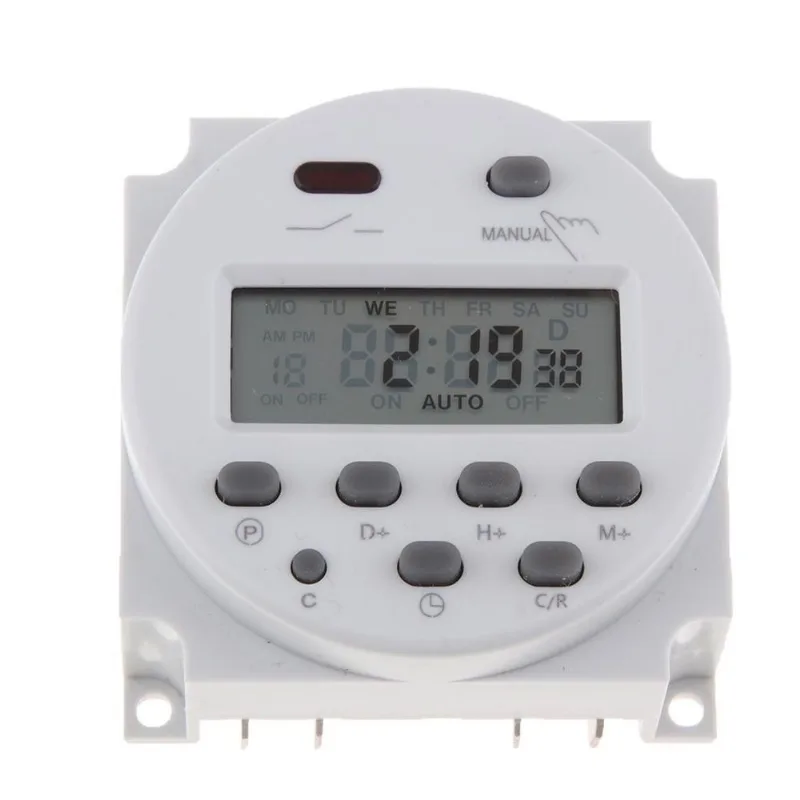 Tempo Do Temporizador De Alimentação Programável Semanal Digital Lcd Cn101a
