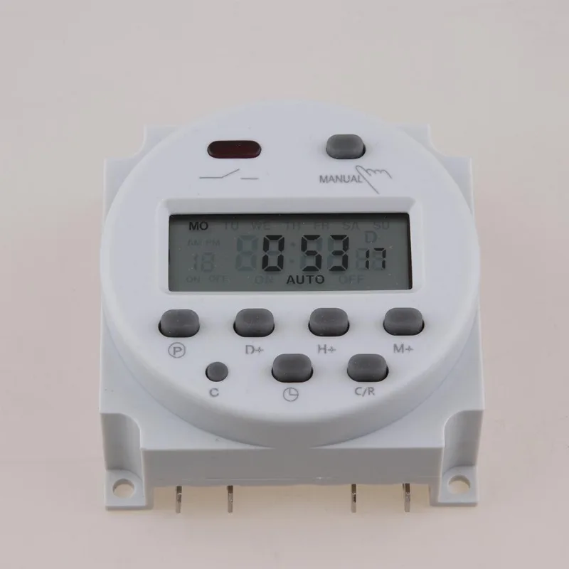 Tempo Do Temporizador De Alimentação Programável Semanal Digital Lcd Cn101a