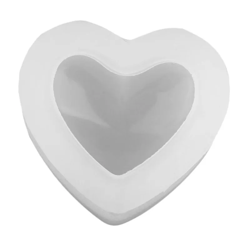 Moldes De Silicone Para Coração Moldes De Fundição De Resina Fabricação De Joias