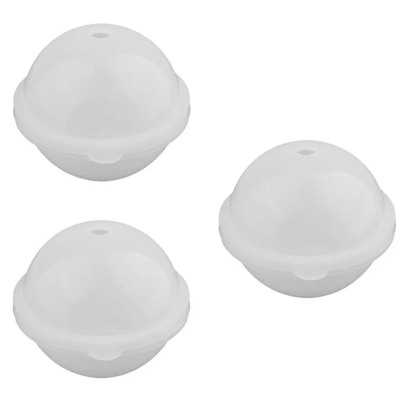 3 Peças De Molde De Silicone De Esfera Diy Para Fabricação De Jóias De Resina