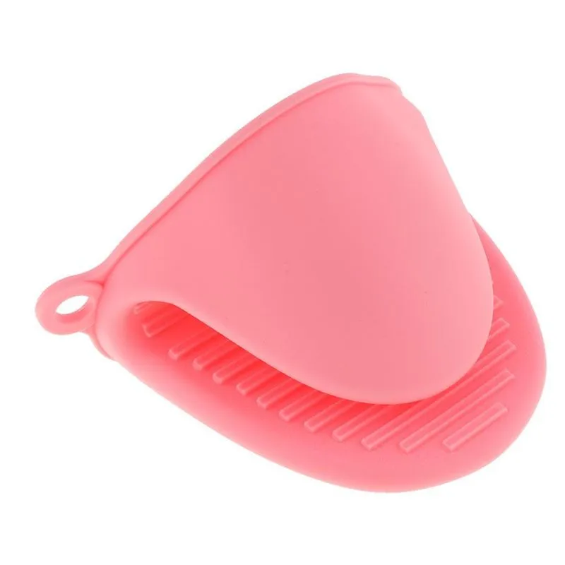 Forno De Clipe De Mão De Dedo De Luvas De Silicone Anti-escaldantes Conveniente