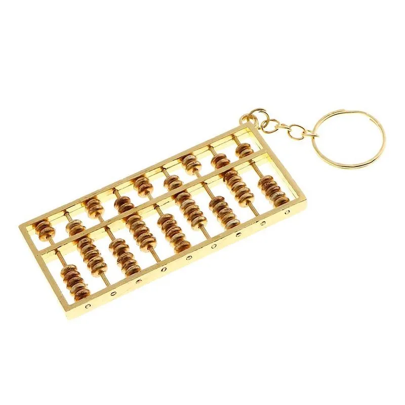 9 Grades Abacus Porta-chaves Carro Porta-chaves Chaveiro Encantos