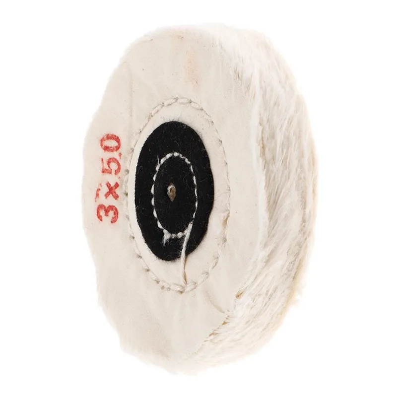 1 Pçs De Polimento De Roda De Polimento De Musselina De Algodão Para Bancada