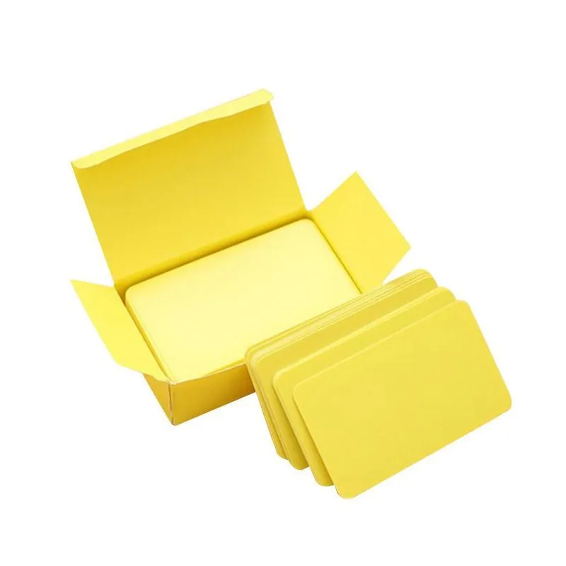 Cartões Flash De Índice Em Branco De Papel Mensagem Rápida De Saudação Diy, 90