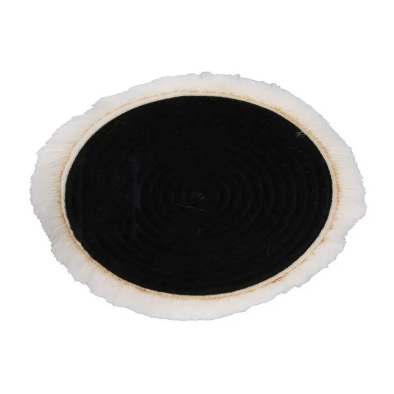 Almofada De Polimento De Gancho E Laço De Lã Para Trás Almofada De Polimento