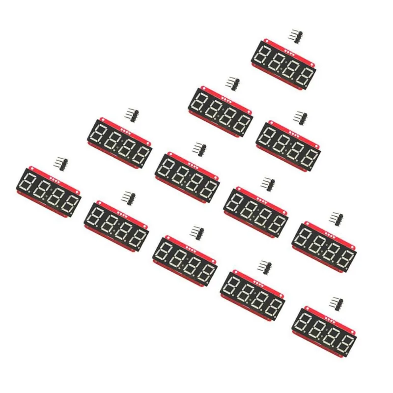 Módulo De Exibição De Led De 4 Dígitos De 7 Segmentos De 0,56"ht16k33 I2c Para