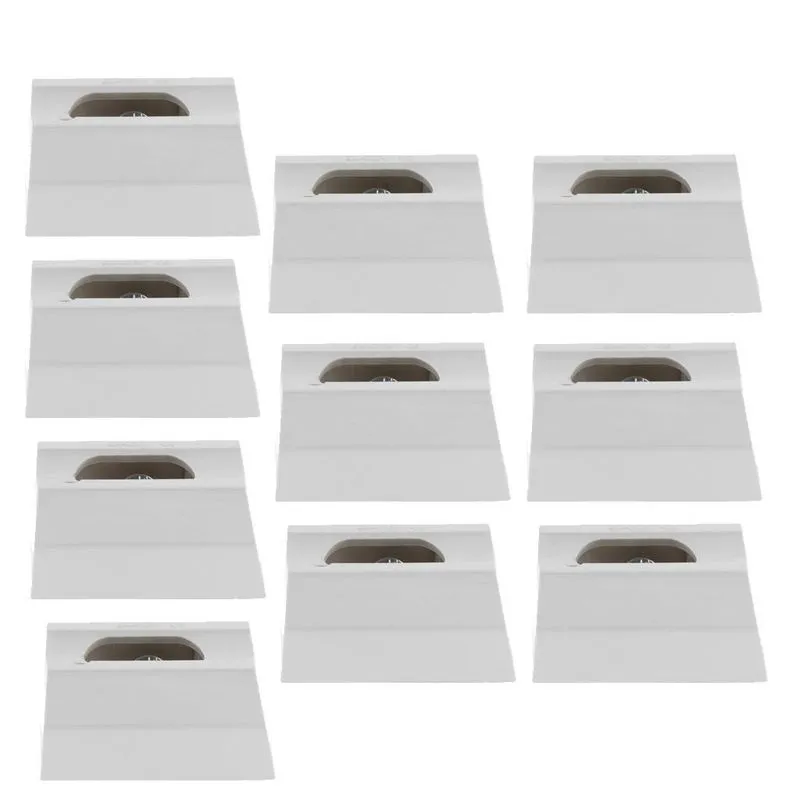 10 Peças Suporte De Lâmpada De Parede De Plástico S14d 6a Tomada De Base De Lâmpada