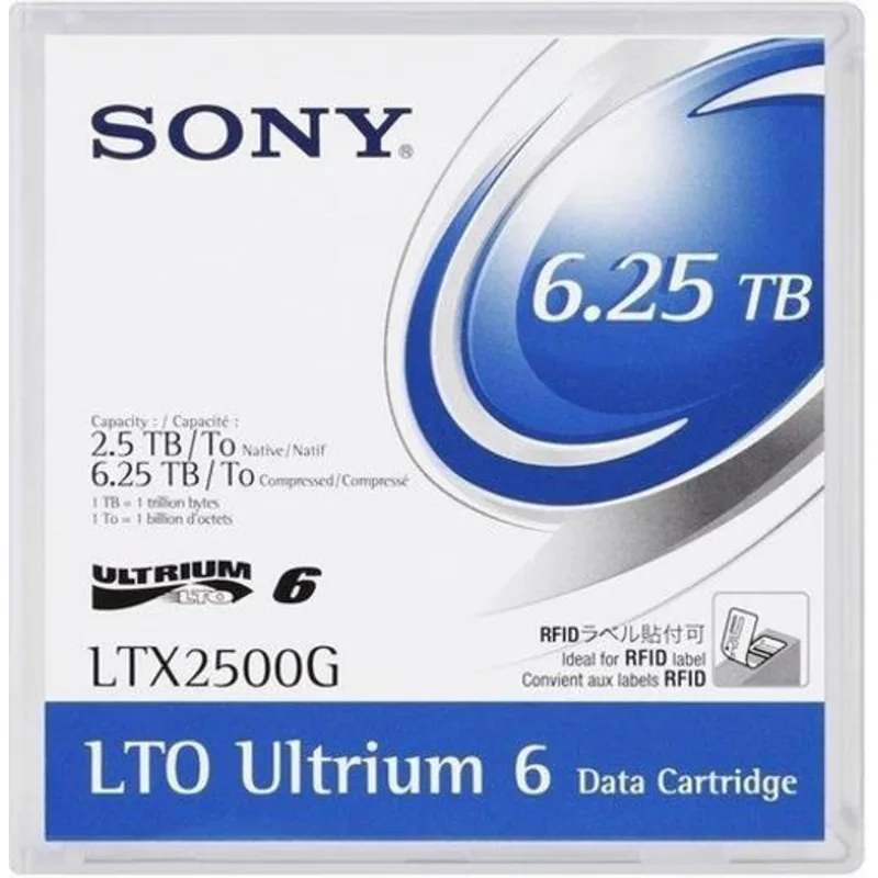 Fita Lto6 Sony Ltx2500g/6.25tb Pronta Entrega
