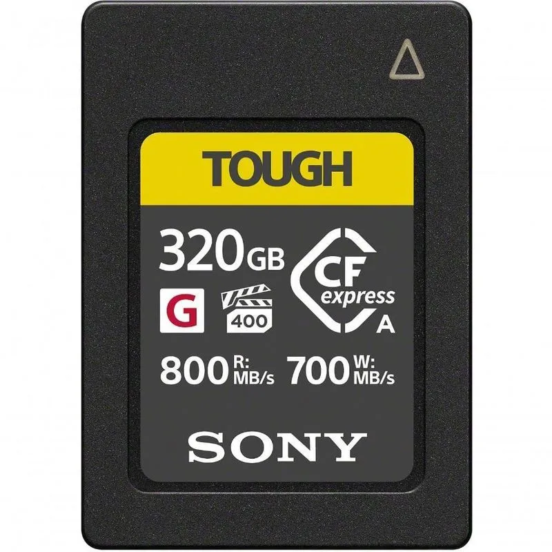 Cartão De Memória Sony Ceag320t 320gb Cfexpress Tipo A Leitura 280mb-s Preto