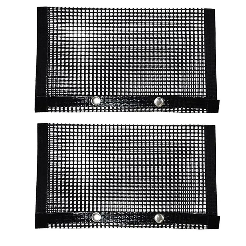 2x Churrasco Antiaderente De Malha Para Churrasco Ao Ar Livre Resistente Ao Calor
