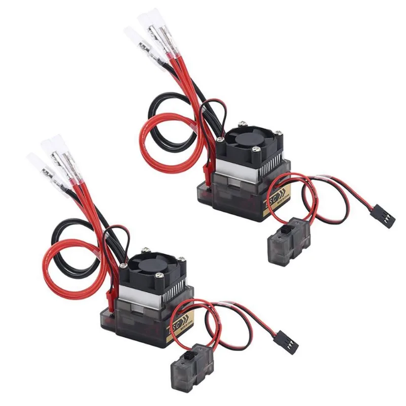 Controlador De Velocidade Esc Escovado 320a 7.2v-16v Com Ventiladores De Refrigeração