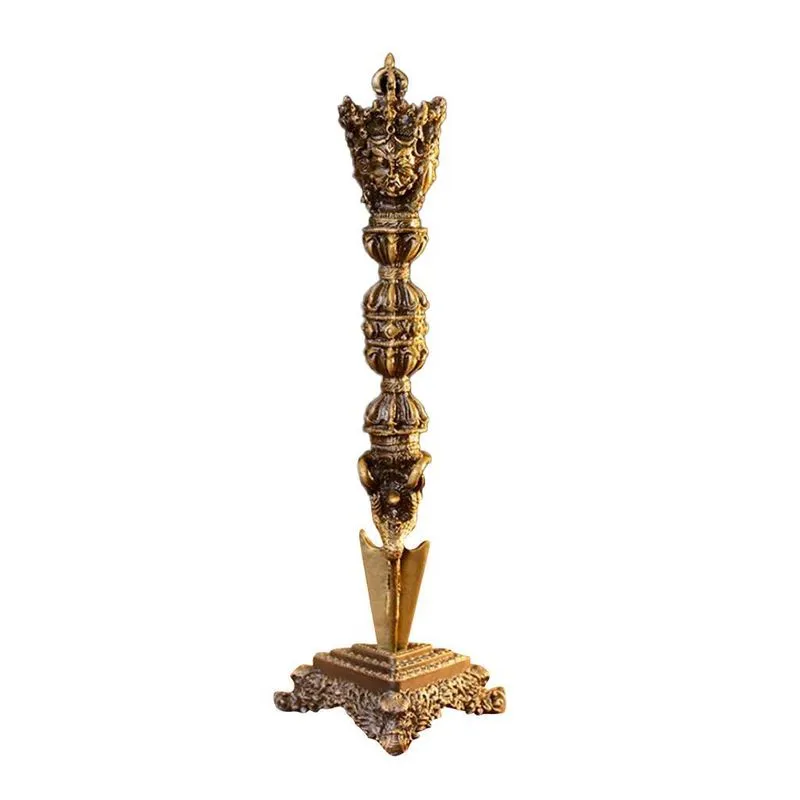 Amuleto De Duas Camadas Do Budismo Tibetano Dorje Vajra Phurba