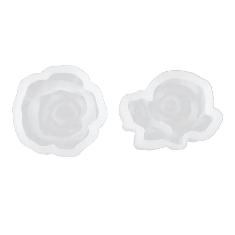 2 Peças De Moldes De Flores De Silicone Molde De Fundição De Resina Para Bricolage