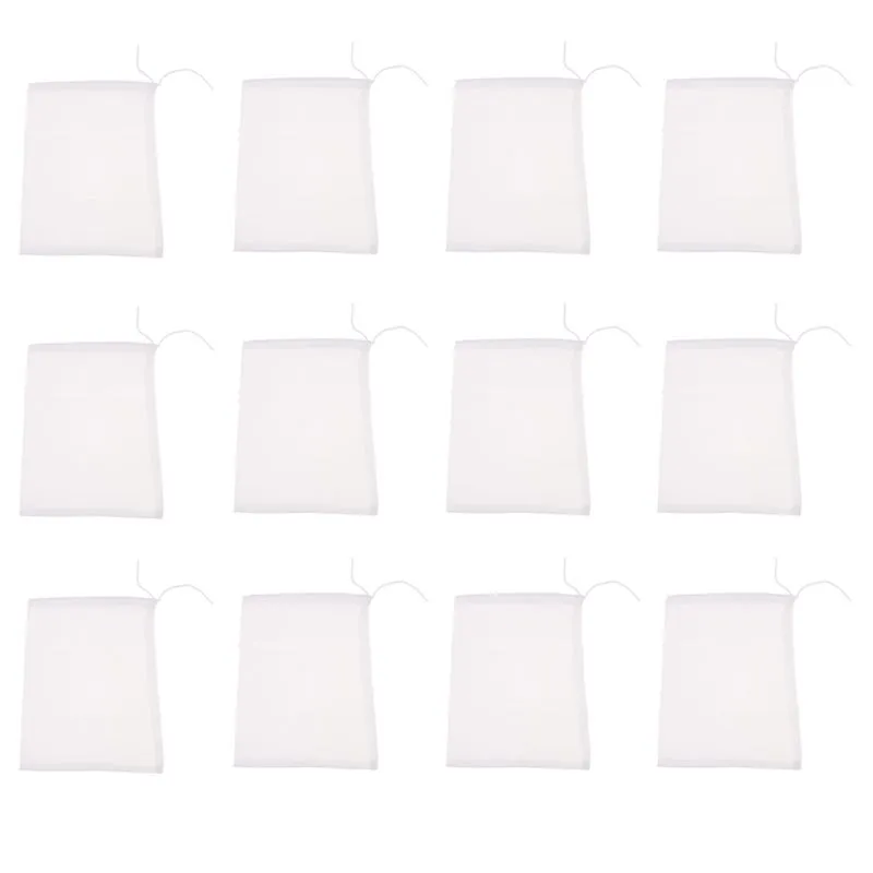 12 Peças De Filtro De Filtro De Malha De Nylon Reutilizável De Suco De Café De Leite