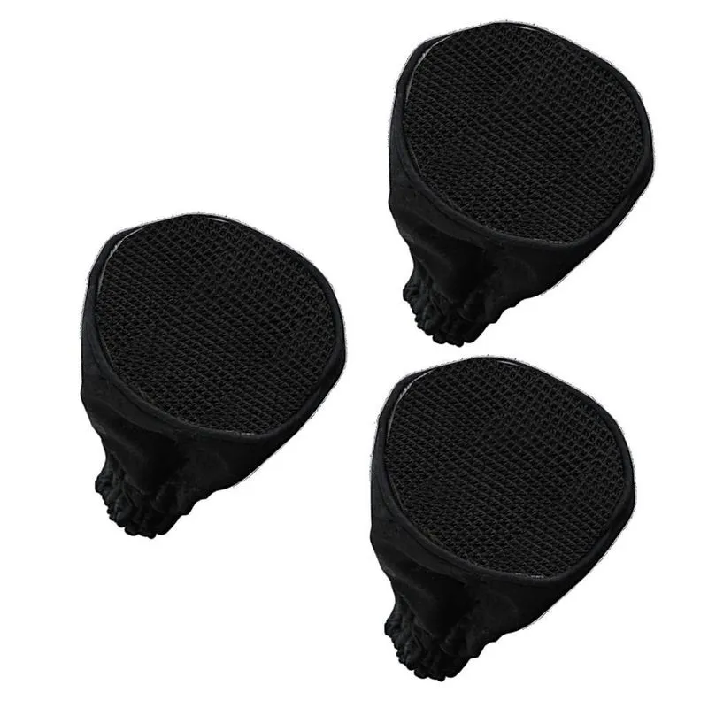 3 Peças De Secador De Cabelo Universal Preto De Lona Difusor Soprador De Vento