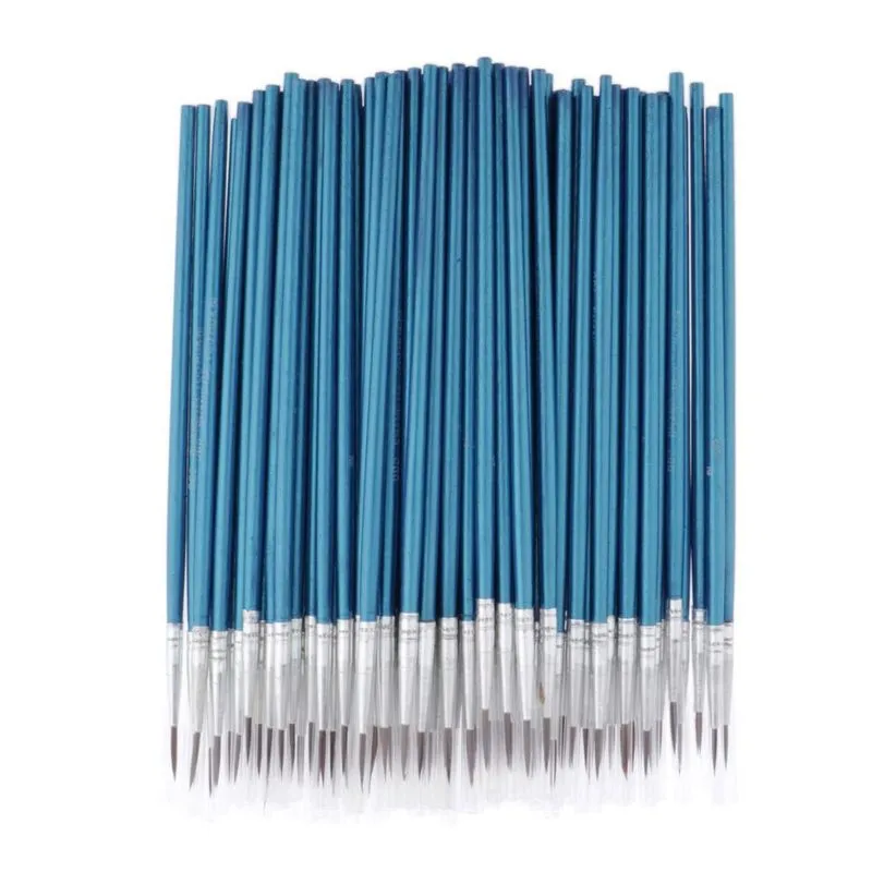 Pack De 100 Pincéis De Pintura De Detalhes Finos Para Modelagem De Unhas Pro Art