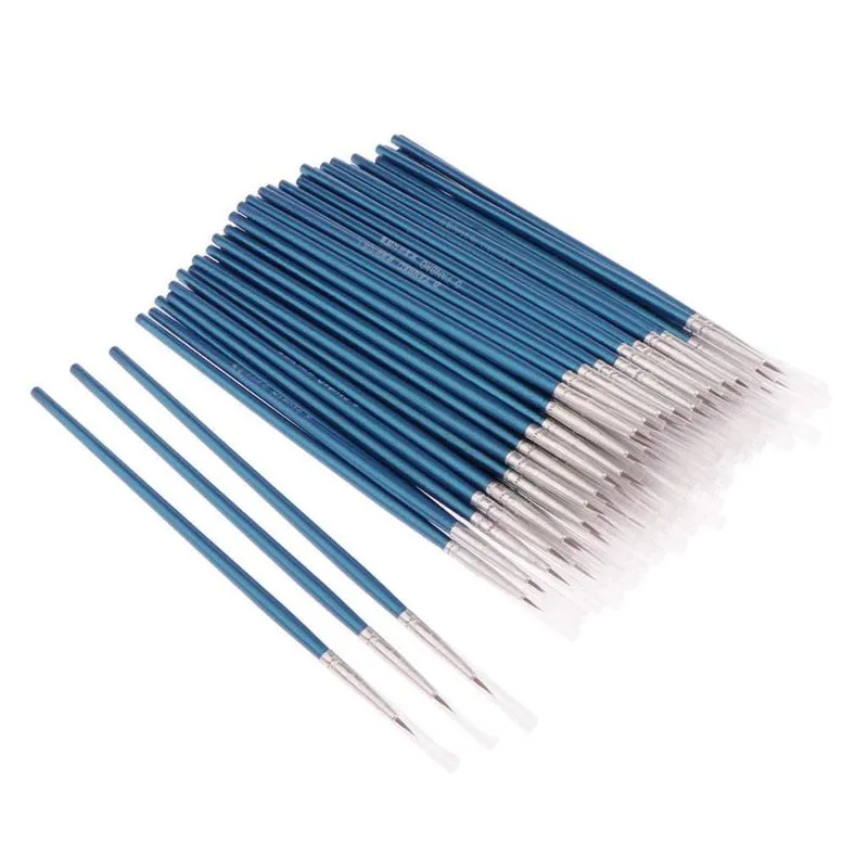 Pack De 100 Pincéis De Pintura De Detalhes Finos Para Modelagem De Unhas Pro Art