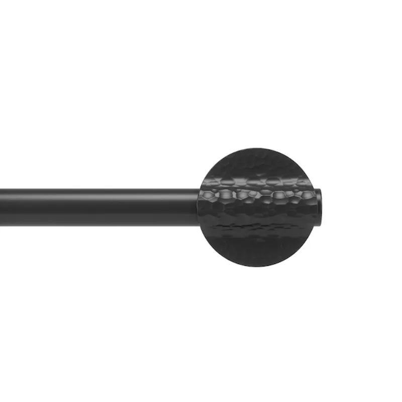 Umbra Odyssey Stainless Steel Curtain Rod - Matte Black - 42 to 120-in