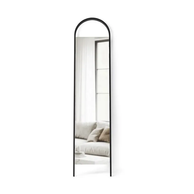 Umbra Bellwood 76 H x 18-in W Black Arch Framed Leaning Mirror